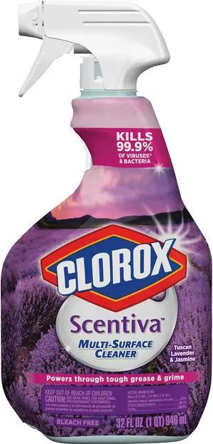 Clorox 31387 Scentiva Multi Surface Cleaner, Tuscan Lavender And Jasmine, 6/Carton