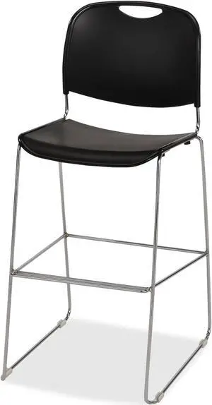 Lorell Chair Bistro 450 lb Cap 19-1/4"x22-1/8"x42-7/8" BK 42947