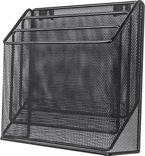 Lorell Organizer 3-Tier 12-3/4"Wx3-1/2"Dx11-1/2"H Black 84138