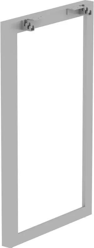 Lorell Side Leg Frame f/Standing Height 23-1/4"x40-3/8" Silver 16209