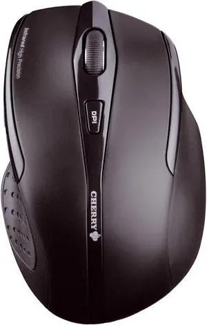 Cherry Nano Wireless Mouse - Infrared - Wireless - Radio Frequency - Black - Usb - 1750 Dpi - Right-handed Only (jw-t0100)