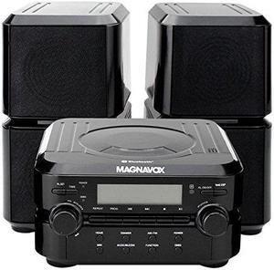 Magnavox Mm435 Black  3Pc Cd Shelf Stereo System  Am Fm Radio