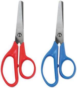 Universal Kids' Scissors, 5" Length, 1 3/4" Cut, Rounded, Asstd.