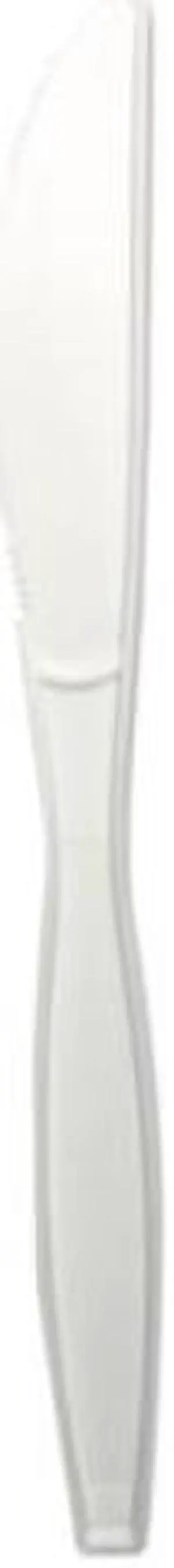 Boardwalk KNIFEHWPPWH Heavyweight Polypropylene Cutlery, Knife, White, 1000 / Carton