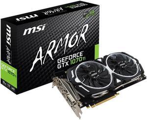MSI ARMOR GTX 1070 TI ARMOR 8G GeForce GTX 1070 Ti Graphic Card - 1.61 GHz Core - 1.68 GHz Boost Clock - 8 GB GDDR5