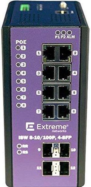 Extreme Networks ISW 8-10/100P, 4-SFP Ethernet Switch