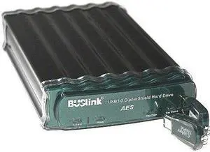 Buslink CipherShield CSE-14T-SU3 14 TB External Hard Drive - SATA - Desktop - eSATA, USB 3.0 - 256-bit Encryption Standard