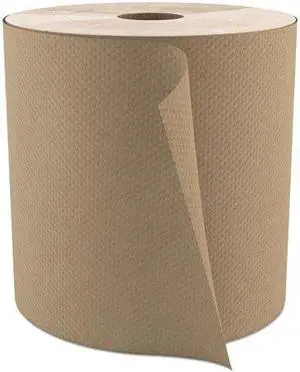 Select Roll Paper Towels, 1-Ply, 7.9" x 800 ft, Natural, 6/Carton H085