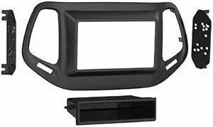 Metra 99-6545B 1 or 2-Din Dash Kit 2017.5-up Jeep Compass(Sport trim)