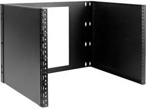 Tripp Lite 8U Wall-Mount Bracket for Small Switches, Patch Panels Hinged - Black