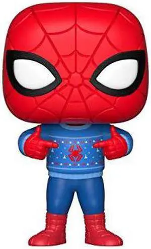 Funko POP! Marvel: Holiday - Spider-Man with Ugly Sweater - 33983 Funko POP! Marvel: Holiday - Spider-Man with Ugly Sweater - 33983