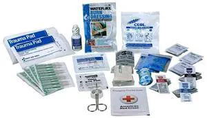 ANSI 2015 Compliant First Aid Kit Refill, Class A, 25 People, 89 Pieces 90583
