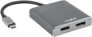 ROCSTOR Y10A202-A1 USB-C TO HDMI & DISPLAYPORT
