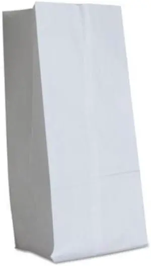 Grocery Paper Bags #16 Size 7.75" x 4.81" x 16" White 500/Bundle 51036
