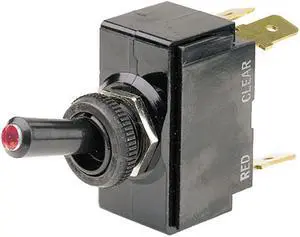 BEP SPDT Lighted Toggle Switch - ON/OFF/ON