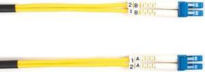 Black Box FOSM-001M-LCLC 3.28 ft. Yellow Single-Mode Value Line Patch Cable