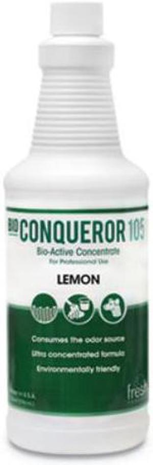 Fresh Products Bio Conqueror 105 Enzymatic Odor Counteractant Concentrate, Citrus, 32 oz, 12/CT