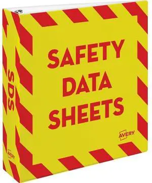 Avery SDS Binder 2" Cap 11-3/16"Wx2-2/3"Dx11-5/8"H Red/Yellow 18951
