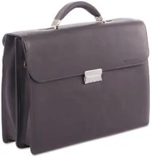 Swiss Mobility Brown Milestone Briefcase, Holds Laptops, 15.6", 5" x 5" x 12" Model 49545802SM