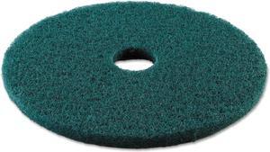 Heavy-Duty Scrubbing Floor Pads, 19" Diameter, Green, 5/Carton 4019 GRE