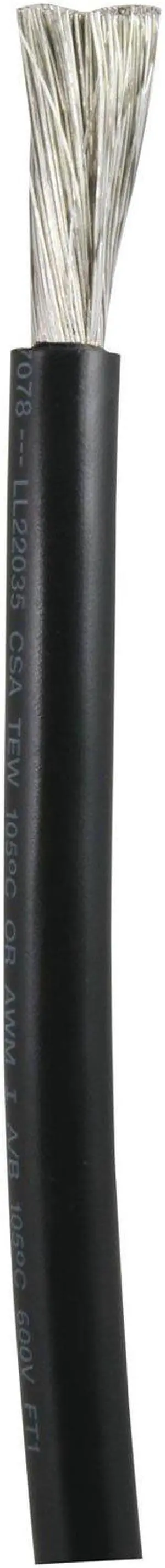 Ancor Black 2/0 AWG Battery Cable - 100' [117010]