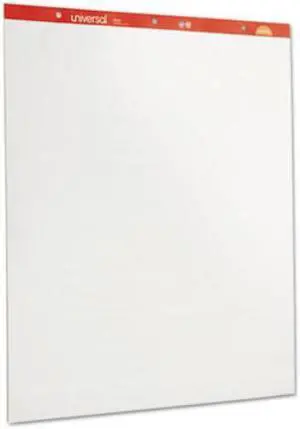 Recycled Easel Pads, Unruled, 27 x 34, White, 50-Sheet 2/Carton