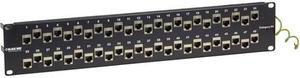 48-PORT 2U CAT6A STAGGERED FEED