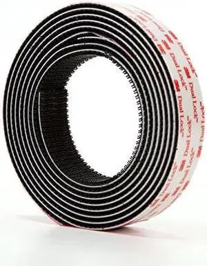 3M TB3550 Dual Lock Reclosable Fastener 1" x 10ft, Black