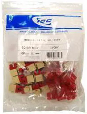 ICC IC107F6CYL MODULE, CAT 6, HD, 25PK, YELLOW