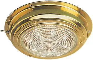 SEA DOG BRASS LED DOME LIGHT 4 LENS