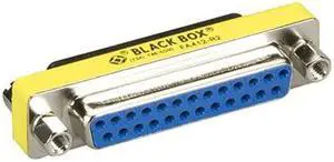 DB25 Gender Changer, EMI/RFI Shielded, Female/Female