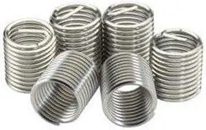 STANLEY ENGINEERED FASTENING R1084-8 Tanged Helical Insert, Free-Running,