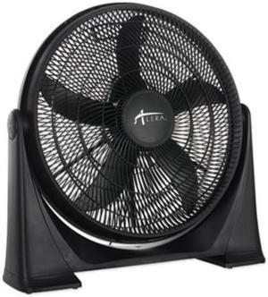 20" Super-Circulator 3-Speed Tilt Fan, Plastic, Black FAN203