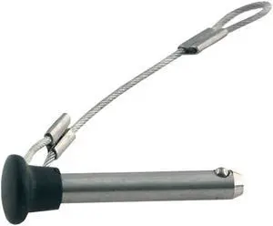 TACO Stainless Steel Pin Lanyard w/Plastic Knob