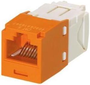 Panduit CJ688TGOR Mini-Com TX6 Plus Giga-Channel Cat6 Jack, Orange
