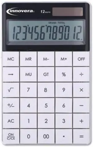 Innovera IVR15973 Large Button Calculator, 12-Digit, LCD Innovera IVR15973 Large Button Calculator, 12-Digit, LCD