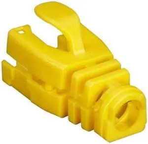 Black Box FMT722-SO-50PAK 50-Pack Snap-On Snagless Cable Boot Yellow