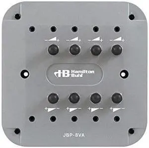 HamiltonBuhl Jackbox - 8 Position, 3.5mm Stereo with Individual Volume Controls