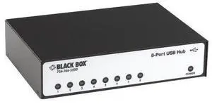 BlackBox Network Services IC1023A 8port Usb Hub Rs232 Perp