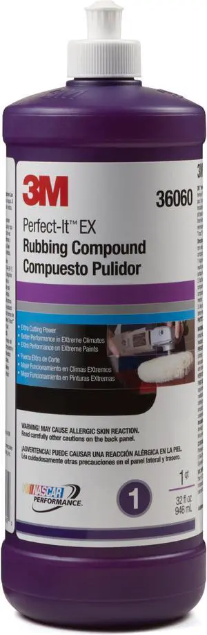 3M 36060 Abrasive Rubbing Compound,7.5 to 9.0 pH