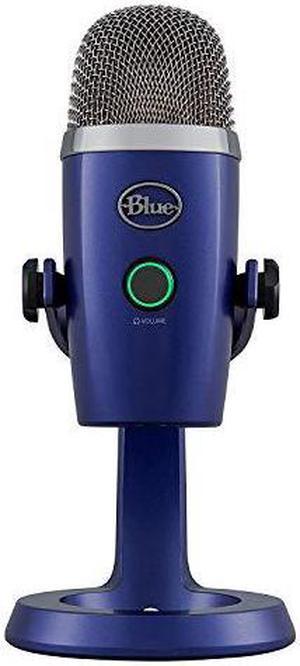 Blue Yeti Nano Premium USB Microphone for PC, Mac, Gaming, Recording, Streaming, Podcasting, Condenser Mic with Blue VO!CE Effects, Cardioid and Omni, No-Latency Monitoring - Vivid Blue