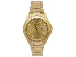 Seiko 5 All Gold-plated Stainless Steel Mens Watch SNKK98 Seiko 5 All Gold-plated Stainless Steel Mens Watch SNKK98