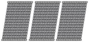 Music City Metals 53083 Stamped Porcelain Steel Cooking Grid Replacement for Gas Grill Model Master Forge P3018, Set of 3
