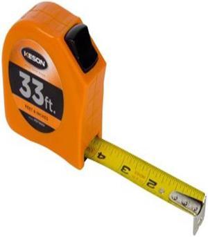 Keson Tape Measure,1 In x 33 ft,Orange,In./Ft.  PGT1833V