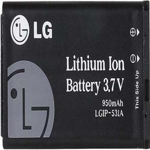 LG LGIP-531A/SBPL0090503 Original Battery KU250 Saber UN200 - Non-Retail Packaging - Black