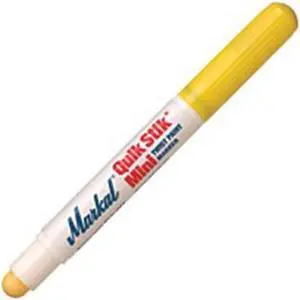 MARKAL 61127 Paint Crayon 3/8" Tip, Yellow