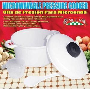 Bene Casa 16330 Easy Microwave Rice and Pressure Cooker