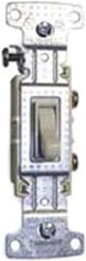 HUBBELL WIRING RS315I 606147 Series Toggle Switch, 3 Way, 15 Amp, 120V, Ivory HUBBELL WIRING RS315I 606147 Series Toggle Switch, 3 Way, 15 Amp, 120V, Ivory