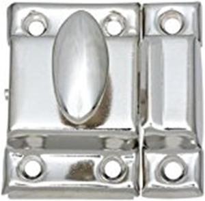 National, N149-641, Nickel Cupboard Turn, 1 1/4 Inch X 1 3/4 Inch