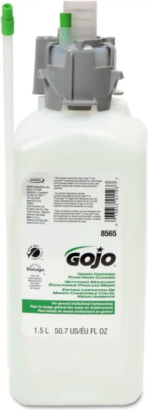 GoJo CX and CXI Green Certified Foam Hand Cleaner Unscented 2300 mL 4/Ctn 854504